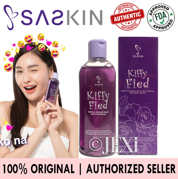 Saskin Kiffy Fied Gentle Intimate Wash Whitening 150ml Feminine Wash Trending Kiffyfied by Sachzna Laparan | Other Saskin Products