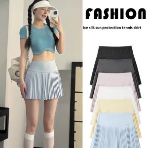 กระโปรงมีจีบกีฬาสำหรับผู้หญิงสำหรับออกกำลังกายโยคะวิ่ง-น้ำหนักเบาและระบายอากาศ