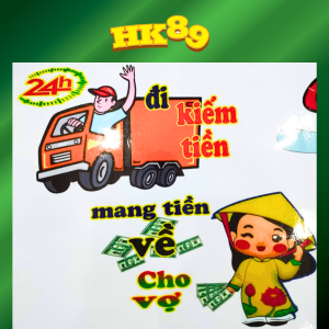 Tem xe tải nghề lái xe Decal yêu vợ - Tem trang trí ô tô xe tải xe đầu kéo (SL: 1 đôi)