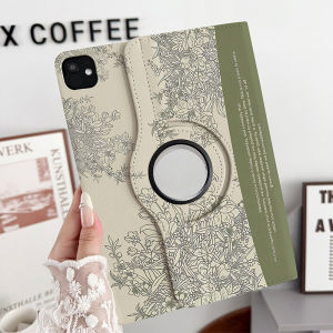 เคสไอแพด การหมุน 360 องศา flower Gen11 Air7/6 11 Pro11 Gen9/8/7 ความเรียบง่าย เคสipad Pro12.9 22/21/20 gen6 9.7 Air2/1 9.7