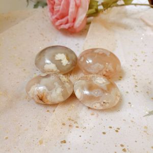 Palm Agate Sakura (Mã não hoa anh đào) đá thanh tẩy