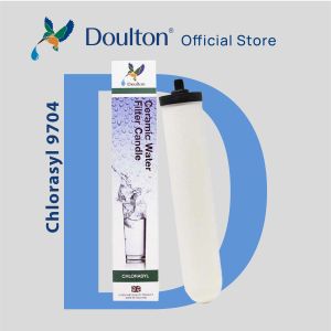 ✅ Doulton Chlorasyl 9704 Ceramic Water Filter Candle | Removes Chloramine Chlorine Bacteria & Cysts | Advanced 3-Stage Filtration for City Water