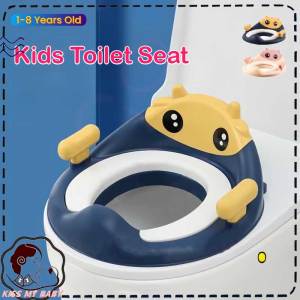 Baby Kids Toilet Seat Cartoon Potty Seat Training Toilet Bowl Seat Household Auxiliary Non-slip Toilet