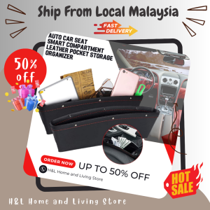 Auto Car Seat Smart Compartment Leather Pocket Storage Organizer