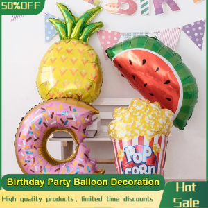 🔥Hot In Stock🔥Birthday adult party decoration balloon watermelon donut cake ice cream balloon