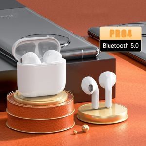 ( GIÁ HỌC SINH ) Tai Nghe Bluetooth Không Dây Nhét Tai Chống Nước Giảm Tiếng Ồn Có Mic cảm ứng thông minh PRO4 Cho Xiaomi Android