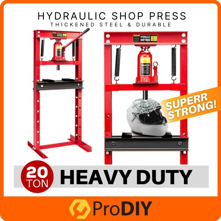 20 TON Heavy Duty Hydraulic Shop Press Machine Car Repair Bearing ...