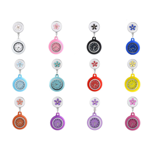 Retractable Nurse Watch with Silicone Cover for Nurses and Doctors Easy Read Luminous Hands