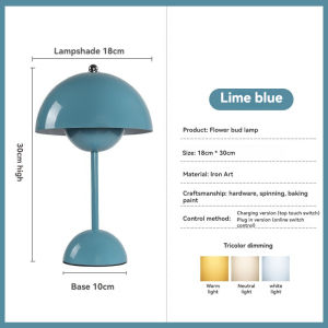[Metaverse] USB Charging Touch Bedroom Bedside Decorative Night Light Nordic Creative Ins LED Wireless Table Lamp