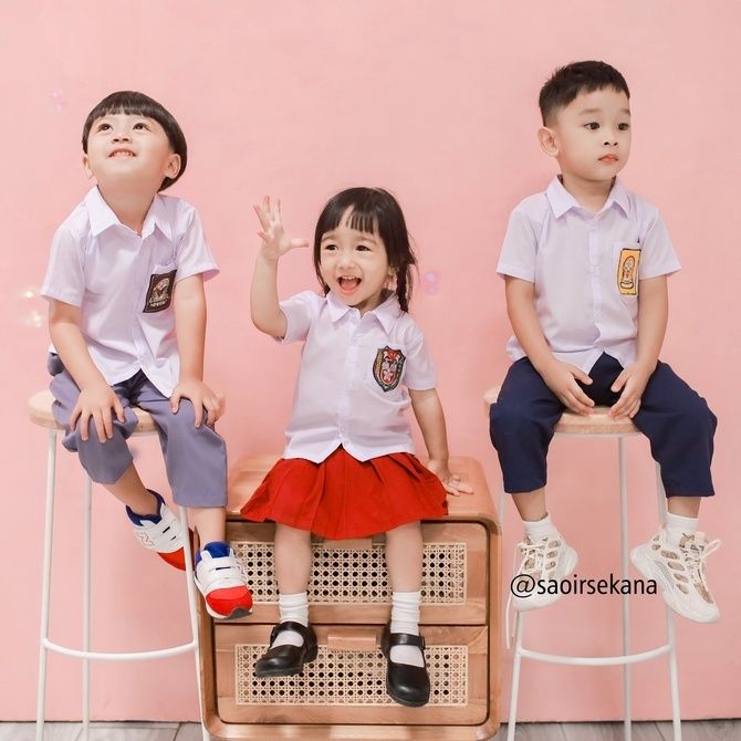 baju seragam sekolah SD SMP SMA bayi batita balita anak laki-laki