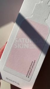Saturday Skin Hydrating Gentle Facial Gel Cleanser Makeup Remover Sensitive Skin Face Wash Antioxidant Vitamin Brightening Smoothing Korean Skin Care CICA Acai Berry Oats