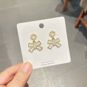 Luxury Drop Earrings Peral Style Jewelry Gold Plated Hypo-allergenic for Women