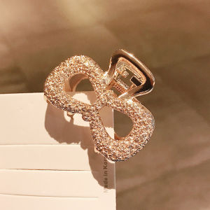 FG Jepit Rambut Korea Wanita Bahan Alloy Logam Warna Emas Gold Hair Claw Clip Girl Women Fashion Hairpin Import