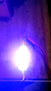 Lampu LED mata 3 kedip ultrasonik 24V harga 1biji