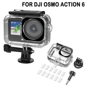 SHIRUI 60M Invisible Diving Case Hard Durable Underwater Diving Shell High Quality Clear Waterproof Case for DJI Osmo Action 6 Action Camera Accessories