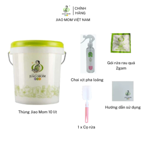 Thùng lên men tự nhiên Jiao Mom làm enzyme hoa quả 10 lít chính hãng nội địa Trung Quốc Vital enzyme giấm táo