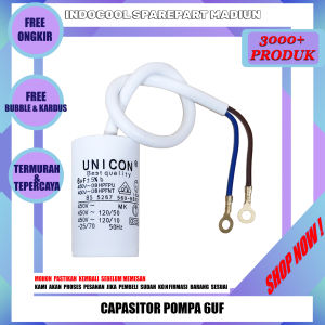 CP6 CAPACITOR / KAPASITOR SINGLE 6 MIKRO / CAPASITOR POMPA 6UF