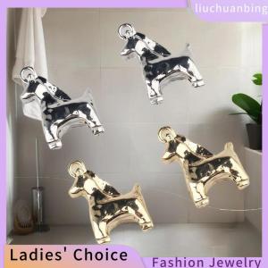 [COD] liuchuanbing Jewellery จี้รูปม้าทำมือ2ชิ้นทำจากซิงค์อัลลอยสร้อยคอสร้อยข้อมือต่างหูพวงกุญแจอุปกรณ์ทำเครื่องประดับ