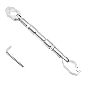 Motorcycle Adjustable Handlebar Balance Bar Aluminum Alloy Multifunction Crossbar Reinforcement Adjustable Extension Rod Phone Holder Bar for Butterfly