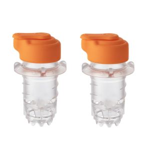 MIIQNUS 2PCS Mini Máy vắt chanh thủ công Nắp đậy giữ tươi bằng silicon Đã bị niêm phong Máy ép nước cam quýt Di động Có thể tháo rời Máy ép chanh Du lịch