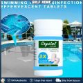 100Pcs Swimming Pool Cleaning Tablets Swimming Pool Effervescent Tablet Safe Long Lasting. 