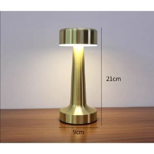 Đèn LED R Để Bàn Ba Màu Mờ Không Dây Chiếu Sáng Ban Đêm Cảm Ứng Trang Trí Đèn Ngủ Điều Chỉnh Độ Sáng