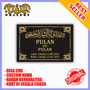 BATU NISAN MAKAM Bahan GRANIT Ukuran 20x30cm
