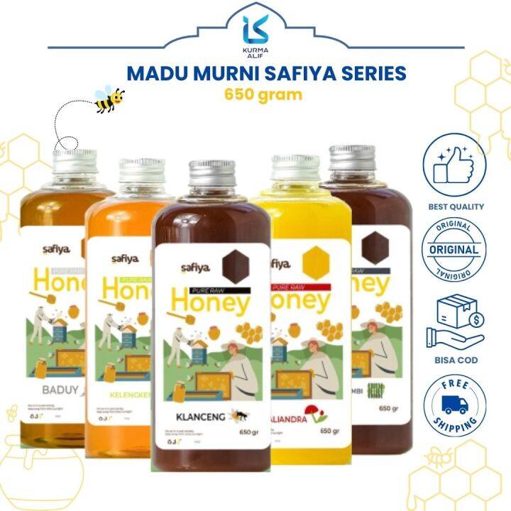 Madu Murni Safiya 650 Gram Madu Asli Pure Natural Raw Honey Herbal Premium Lazada Indonesia