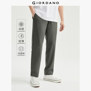 Giordano Men High-tech cooling 4-way stretch print joggers Free Shipping 01113059