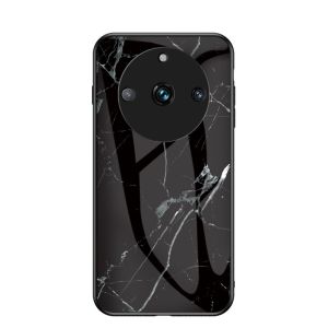 For Realme 11 Pro Plus Realme11 11Pro Pro+ 5G 2023 Phone Casing Back Cover Soft TPU Edge Painted Tempered Glass Anti Scratch Case