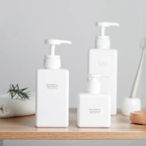 Travel Plastic Clear Dispenser Liquid Shower Gel Soap Bottles Cosmetic Lotion Empty Bottle 250/450/650ML