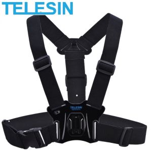 TELESIN Adjustable Chest Strap Mount Harness Chesty+J-Hook Buckle for GoPro 11 10 9 8 7 6 5/Insta360 ONE R/DJI OSMO ACTION Camera