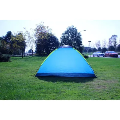 Tenda Camping Outdoor Double Layer Kapasitas 2 3 Orang Frame Fiber