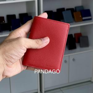 Ví Da Nam Mini Cao Cấp PANDAGO MiniJoy Da Bò Thật Nhỏ Gọn Bỏ Túi Thời Trang
