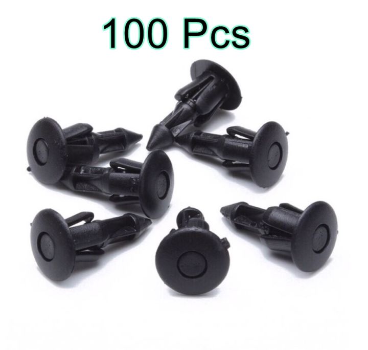 100Pcs Car Clip Bumper Fastener Klip Kereta Door Panel Proton Saga Wira