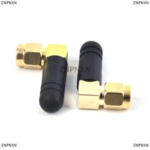 [COD] ZNPNXN 3dBi ยางขนาดเล็ก2ชิ้น2.4GHz WIFI เสาอากาศ SMA ตัวผู้เราเตอร์บลูทูธ