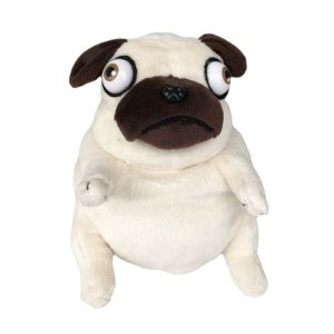 ZGNAY STUDIO Hoạt hình Dễ thương Quà Tặng trẻ em Chó Pug ngồi Đồ chơi mềm Đồ chơi đi kèm Búp bê xoa dịu Trang trí phòng Đồ chơi nhồi bông Búp bê nhồi bông chó Pug Đồ chơi nhồi bông ELF Fat Pug Đồ chơi nhồi bông Chó Pug