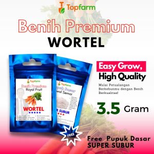 Benih Topfarm / Benih Wortel Super Jumbo / Benih Wortel Super / Benih Wortel Super Jumbobenih Wortel Buah Besar Panjang / Benih Wortel Terbaik / Benih Wortel Super