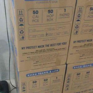 KHẨU TRANG Y TẾ 4 LỚP NHƯ Ý ( 1 HỘP 50 CÁI )