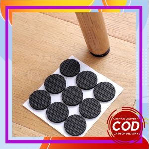 Isi 10bj Pengganjal Karet Alas Kaki Meja Kursi Perabotan Anti Slip Pengaman Set Penyeimbang Kaki Meja