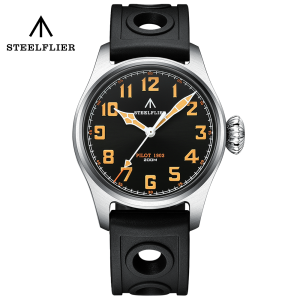 STEELFLIER Official SF740V New Quartz Wristwatch Super C3 Luminous 200M Waterproof VH31 Mute Movement Man Fashion Business Watch