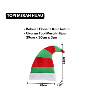 KEDAIBUTIK (TNS02) Topi Sinterklass Bentuk Celana Unik Lucu Dekorasi Natal Santa Claus/ Merry Christmas Hat