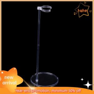huhe ขาตั้งโชว์บัตรขาตั้งพลาสติกแบบเท้าคงที่โปร่งใสมีตุ๊กตา