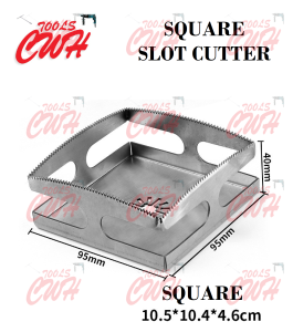 Square Slot Cutter Slotter Tool Woodworking Slotting Cutter Rack Accessories Square Rectangle Slot Drill CWH TOOLS SDN BHD CWH TOOLS TRADING CWH GROUP