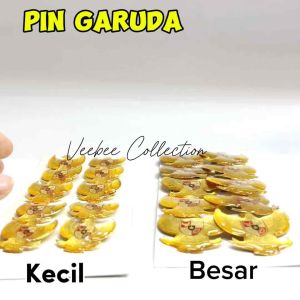 Pin Bros Burung Garuda/ Pin Merah Putih kemerdekaan RI / upacara 17an