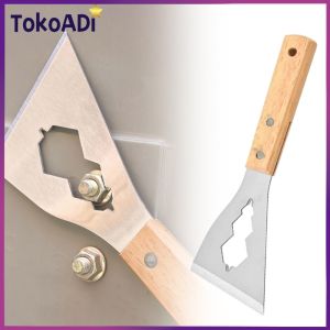 Putty Knife / Side Scraper/Sekrap Stainless / Putty Scraper Stainless Gagang / Pengikis Dempul