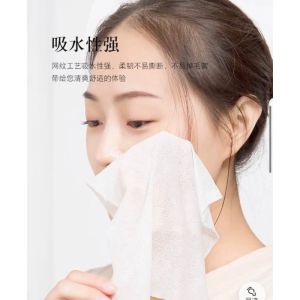 Isi 50pcs Handuk Tisu Basah Kering Wajah Badan Travel Traveling Lipat Kecil