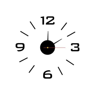 Jam Dinding Tempel Analog 3D Modern DIY / Jam Dinding Tembok Estetik / Jam dinding Unik 3D tempel Praktis