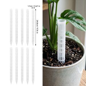 WH 50/30/10Pcs Plant Breathable Aeration Tubes - Soil Care Tool - Dry Wet Cycle Drainage Pipes - Home Gardening Tools - Root Rot Prevention Potting Fertilizer Tube