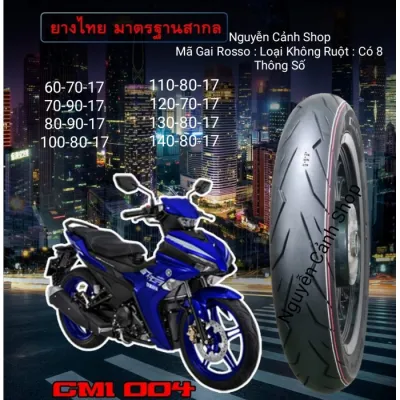 Vỏ Camel Rosso 60-70-80-100-110-120-130-140-17 in Không Ruột gắn xe máy - Mạnh Tú MTS